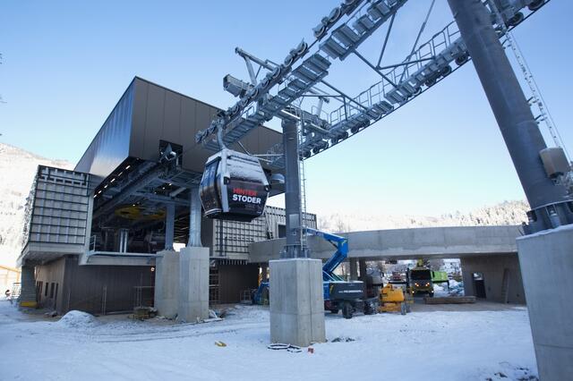 Die neue Talstation läuft bereits im Probebetrieb. | Foto: geh – Gerhard Hütmeyer