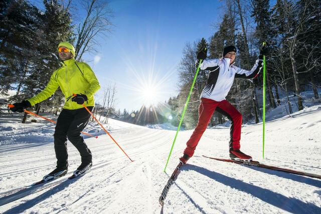 Für viele die wohl beliebteste Spur im Schnee, die Loipe.  | Foto:  fuschlseeregion-erber