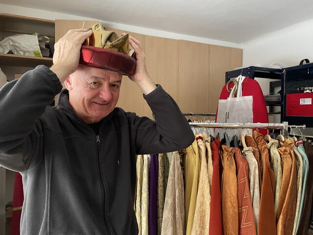 Hier werden die Kostüme der Sternsinger aufbewahrt | Foto: Anna Wintersteller