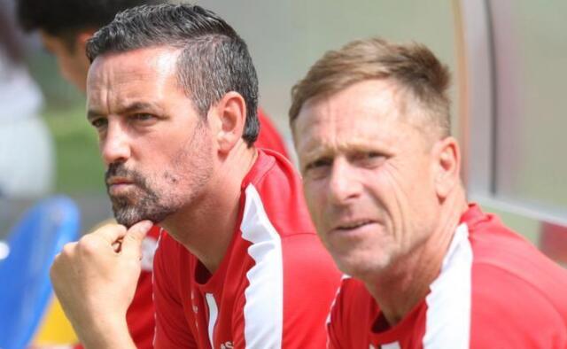 Im Frühjahr noch an der Seite von Herbert Ramsbacher in Imst – jetzt kehrt Norbert Raich (rechts) nach Nassereith zurück. | Foto: sportszene.tirol/Leitner