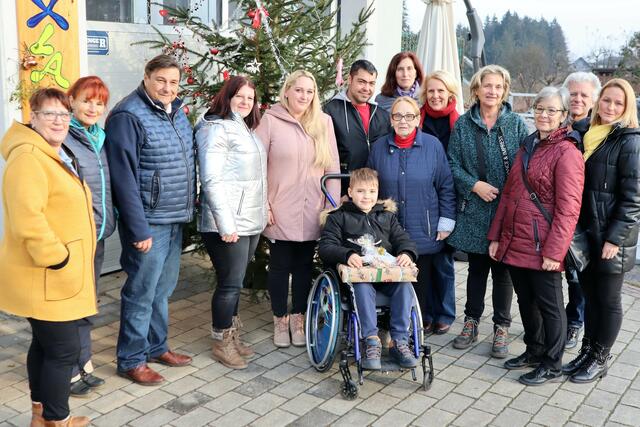 Freude auf Seiten der Familie und der Spender