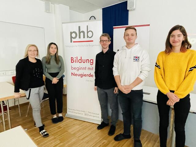 Die Pädagogische Hochschule Burgenland stellte sich dem 5. Jahrgang mit ihrem Studienangebot vor | Foto: HAK/HAS Oberpullendorf
