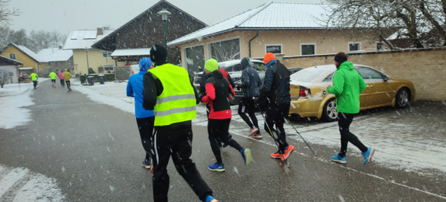 Der Winterlauftreff. | Foto: Michael Retzinger