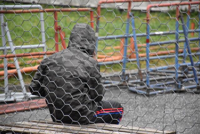 Langzeitunterbringung: Bilder wie dieses gehören an der Grenze in Spielfeld immer noch zum Alltag. | Foto: Waltraud Fischer