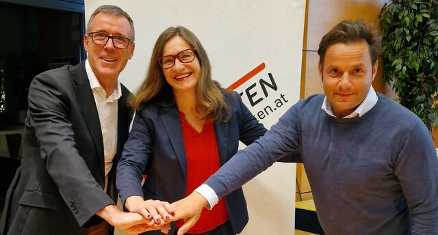 Grabner, Mochar und Tammegger bei der Generalversammlung | Foto: Privat