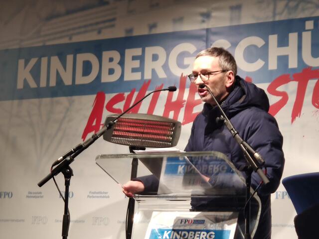 Herbert Kickl polterte bei der Kindberger FPÖ-Kundgabe und brachte sich als nächster Bundeskanzler ins Spiel. | Foto: Tobias Graf