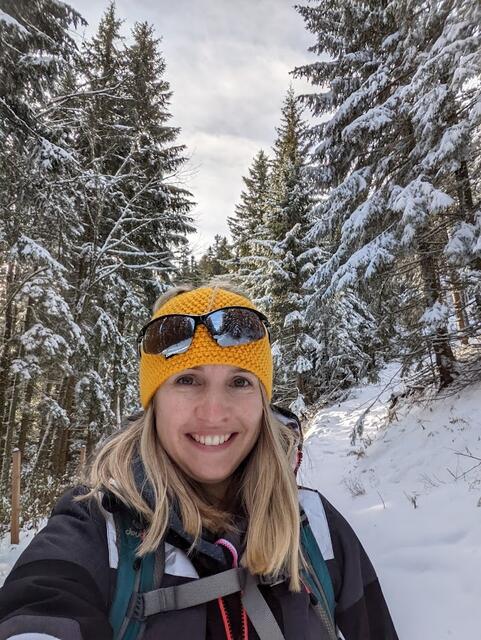 Erkundenswert: Die Bloggerin – hier im Winter auf der Sommeralm – liefert Ausflugstipps für die Steiermark. | Foto: privat