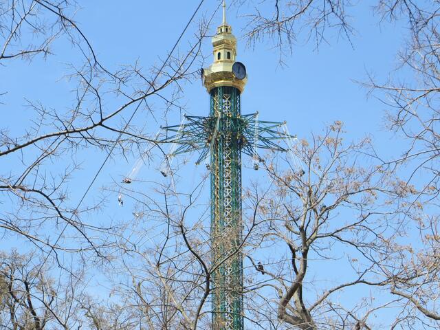 Der Prater Turm ist 118 Meter hoch.  | Foto: Peter Markl