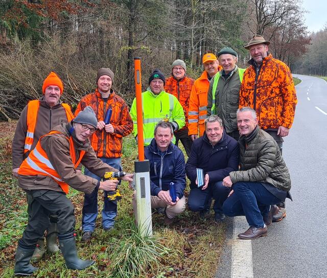 Otto Reiter, Johann Daxböck, Matthias Kaufmann, Leopold Fellner, Andreas Kerschner, Martin Brader, Gerhard Mosch, Dietmar Schöner, Leopold Zeilinger, Martin Leonhardsberger und Franz Kaufmann. | Foto: Stadtgemeinde Mank