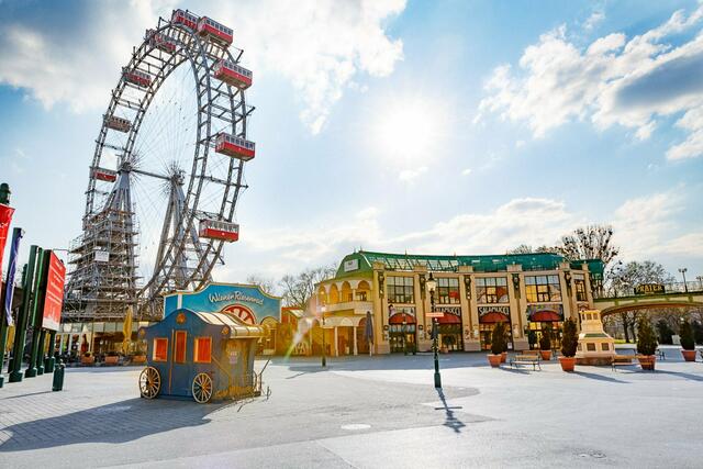 Der Wiener Prater ist eine beliebte Attraktion.  | Foto: Martin Jordan