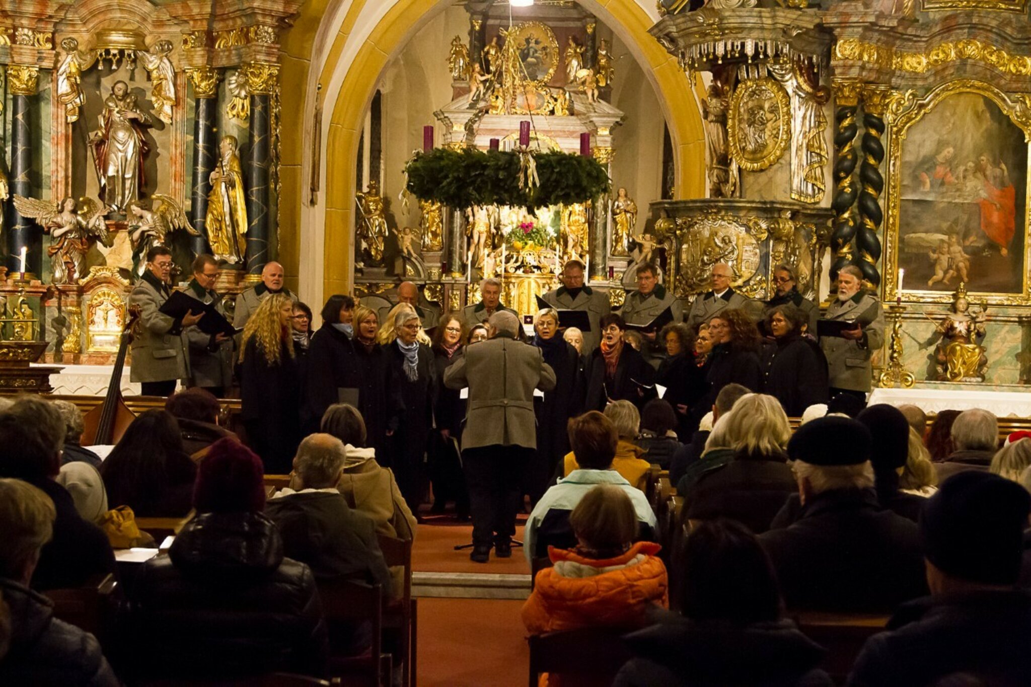 Weihnachten Alpen Adria Chor Villach Adventkonzerte waren voller
