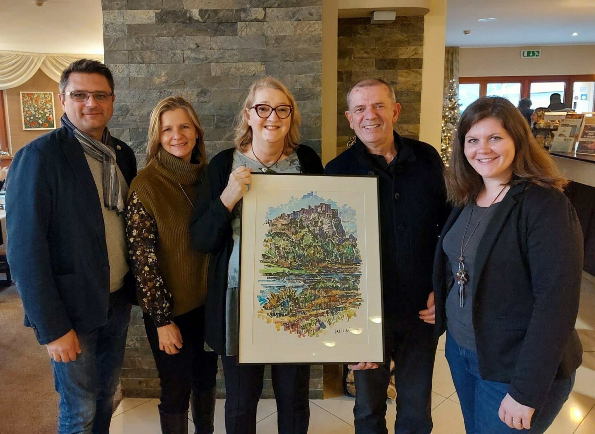 Ľubica Kolková Bürgermeisterin von Devín Dank an langjährige Partnerin