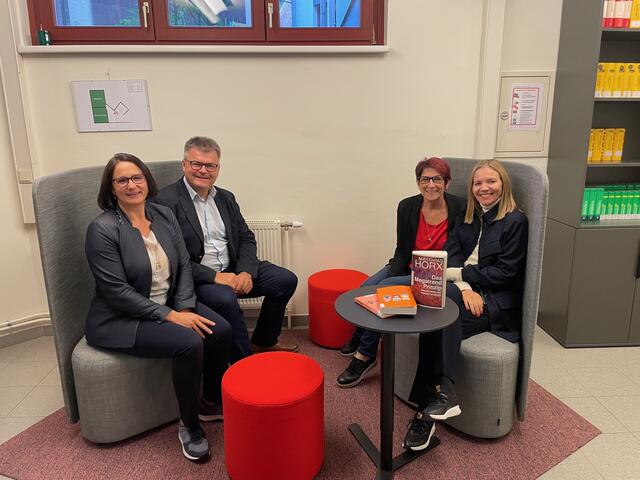 Mag. Nina Ofner, Leopold Datzreiter, Mag. Gerlinde Weinstabl, Helga Geyrecker MAS | Foto: SZ Ybbs