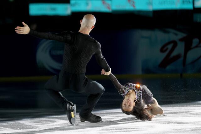 Eindrucksvoller Eiskunstlauf: Ellie Kam and Danny O Shea (USA) | Foto: GEPA