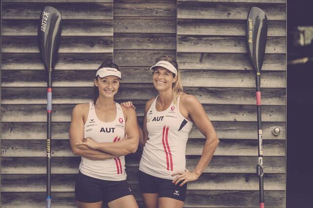 Gemeinsam mit Ana-Roxana Lehaci ging Viktoria Schwarz bei den Olympischen Sommerspiele in Tokio im Kajak-Zweier an den Start. Jetzt konzentriert sie sich ganz auf die neue Herausforderung als Mama. | Foto: Martin Pröll/Energie AG