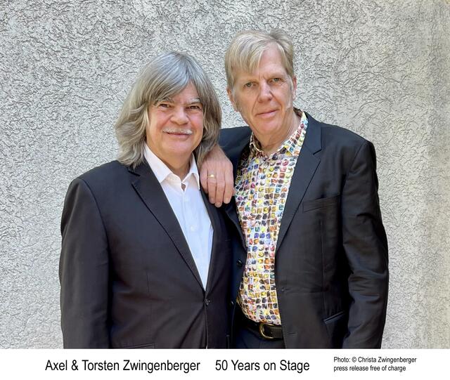 Axel Zwingenberger und Martin Pyrker sind beim Konzert mit dabei. | Foto: Christa Zwingenberger