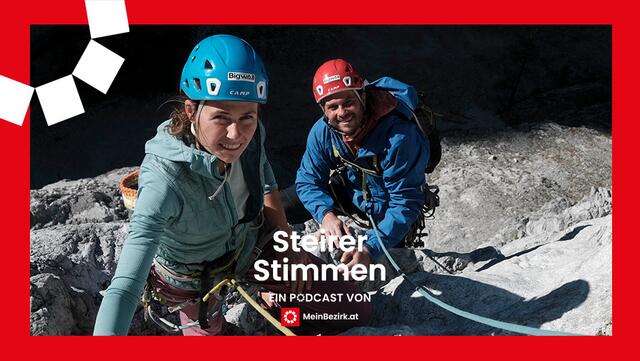 Karina Sikora und Michi Maili beim Klettern in den Ringen im nördlichen Teil des Hochschwabs. | Foto: Monika Mehlmauer