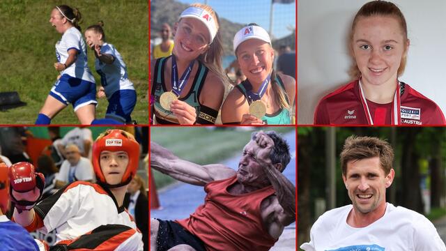Die besten Sportlerinnen und Sportler 2022: Wir blicken zurück auf das Sportjahr im Bezirk Deutschlandsberg. | Foto: Michl/Klinger/Hiden/Ebner/Göschl/GEPA
