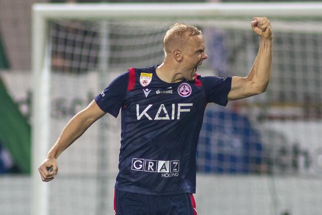 Stark: David Peham (GAK), Ende Oktober, auswärts gegen SKU Amstetten | Foto: GEPA