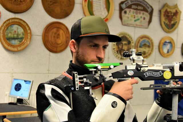 Georg Zott (Söll) – LLuftgewehr Staatsmeistertitel 2022. | Foto: Schwaighofer