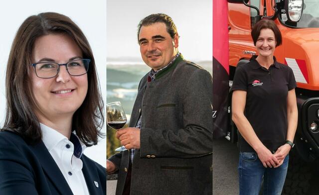 Sandra Höglinger, Harald Hörschläger und Andrea Katzinger (v.l.). | Foto: Fotos: Rio, Haagerhof, Truck Center