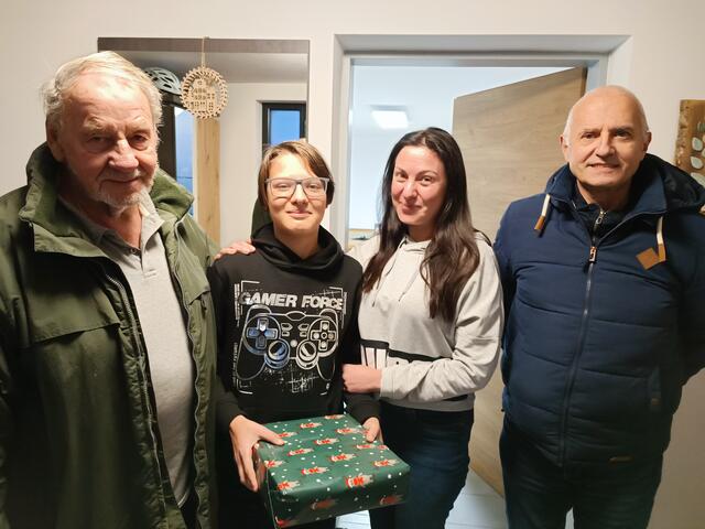 Von links: Initiator Peter Prandl, Kyrill u. Iryna Kiktenko, Ernst Anton Hihlik 