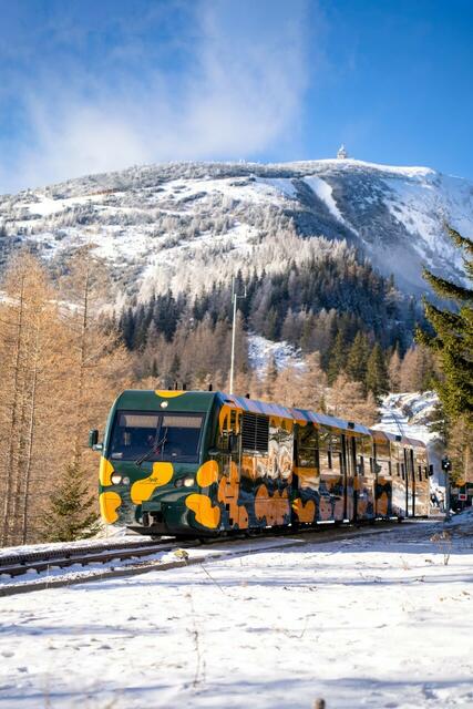 Erstmalig gab es bei der Schneebergbahn Adventfahrten zum PuchBergAdvent bei der Station Baumgartner.  | Foto: NB/ Gratzer