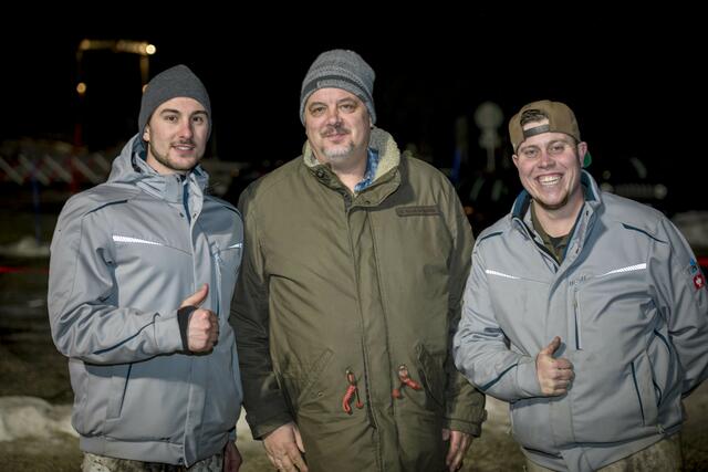 Waren mit der 1. Hochrindl-Raunacht mehr als zufrieden: Ruinenteufel Albeck-Vizechef Florian Gebeneter, Bürgermeister Wilfried Mödritscher und Obmann Gerald Konrad.