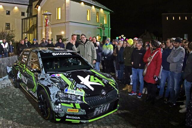 Präsentation am Gelände der Freistädter Brauerei. | Foto: Daniel Fessel