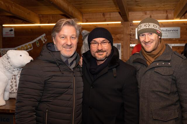 Die Unternehmer Michael Albert, Armin Hohenschläger und René Kubin.