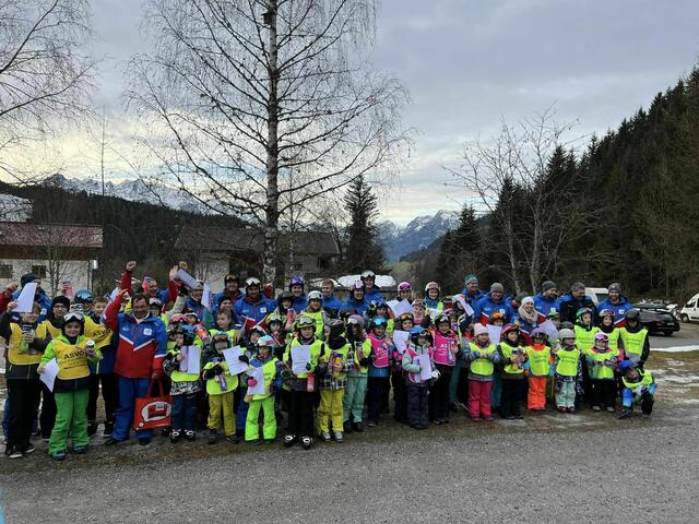 Nach zwei Jahren Pause konnte wieder ein Kinder-Skikurs veranstaltet werden. | Foto: ASVÖ SC Höhnhart