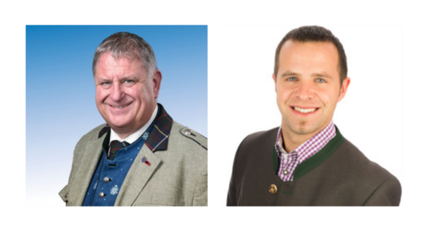Maximilian Linder (Bürgermeister Afritz) und Christian Hecher (Bürgermeister Bad Bleiberg) haben 2023 einiges vor. | Foto: Gemeinde Afritz, Gemeinde Bad Bleiberg