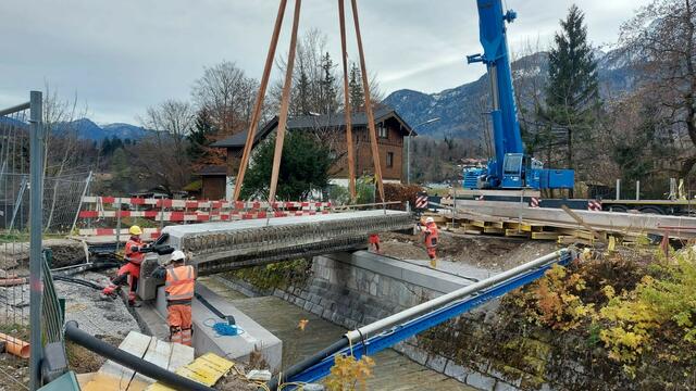 Die Zimnitzbachbrücke in Bad Ischl wurde 2022 saniert. | Foto: Stadtgemeinde Bad Ischl