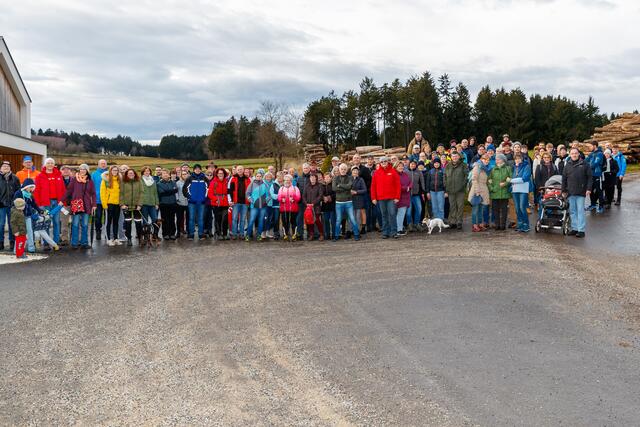 Die Wanderer erklommen zu Silvester den Prediktstuhl. | Foto: SPÖ Waidhofen/Thaya