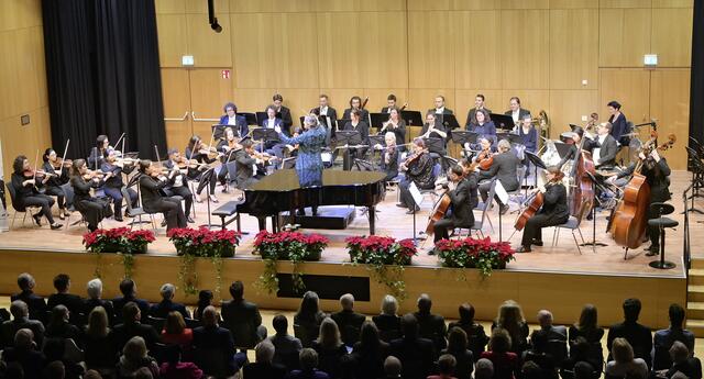 Das Publikum erfreute sich an der Musik von George Gershwin und Johann Strauss. | Foto: Manfred Fesl