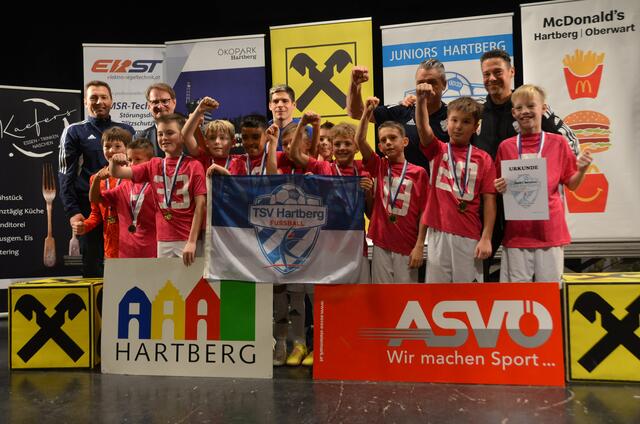 Die TSV Egger Glas Hartberg Juniors landeten im U10 Bewerb einen Heimsieg | Foto: KK