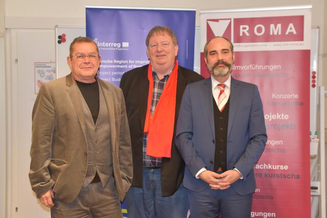 Präsentierten wichtige Projekte im Rahmen des EU-Projekts „Dream Road“: Andreas Lehner, Horst Horvath und Feri Janoska | Foto: Uchann