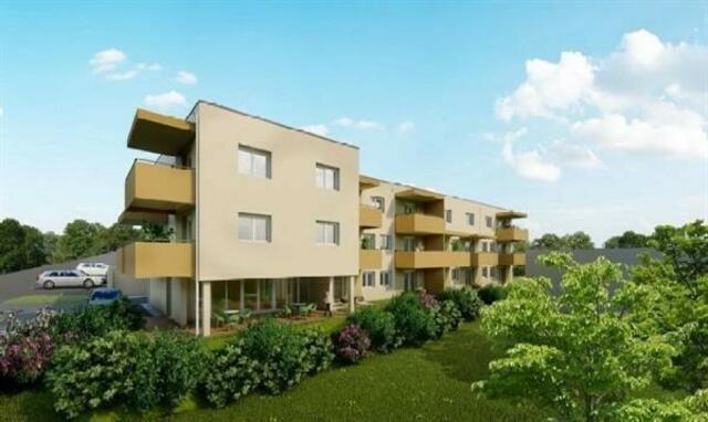 Das Vitale Wohnen in Taufkirchen an der Pram entsteht aktuell in der Flieherstraße. | Foto: Wohnungsgenossenschaft