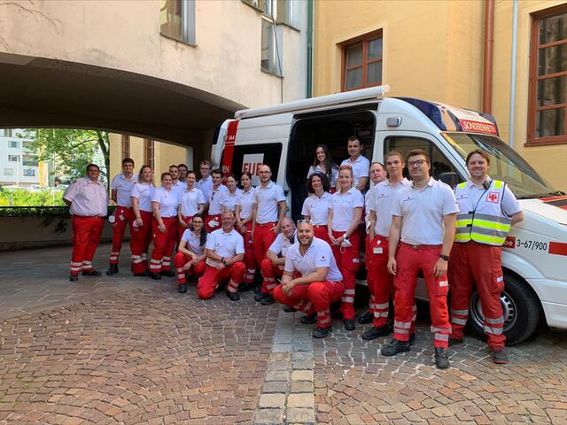 Ambulanzdienst: Mannschaft beim Ambulanzdienst zum Open Air Juni 2022.

 | Foto: Rotes Kreuz Purkersdorf-Gablitz