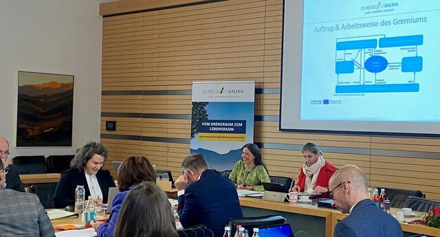 Das Präsidium der Euregio via Salina diskutierte Projektideen. | Foto: Allgäu GmbH