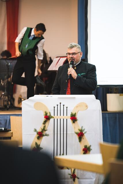Bezirksobmann Florian Geiger wurde einstimmig wiedergewählt. | Foto: Gabriel Kollreider