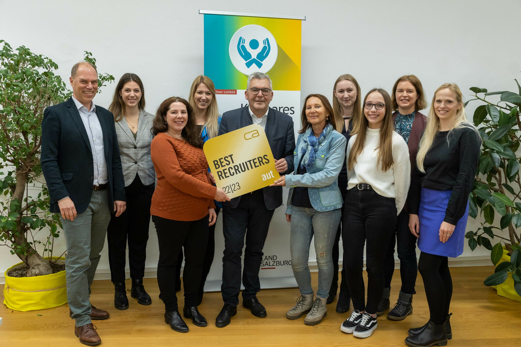 Land als attraktiver Arbeitgeber Land Salzburg erneut 'Best Recruiter