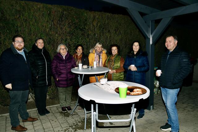 Bei heißen Getränken und Snacks wurden einige Pläne und Ziele festgelegt | Foto: ÖVP Mattersburg
