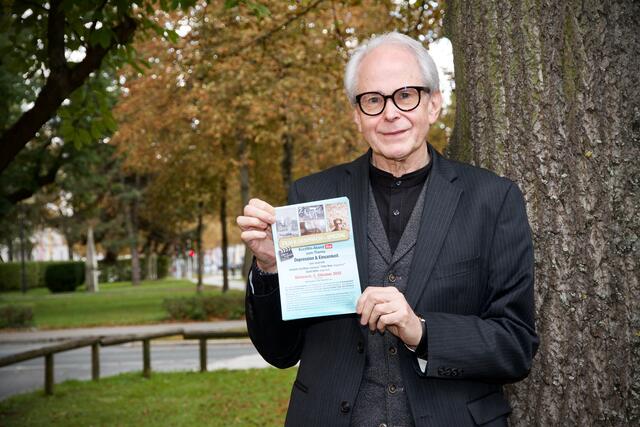 Psychotherapeut Otto Teischel lädt wieder zum Schauen und Reden ins Wulfenia Kino. | Foto: MeinBezirk.at