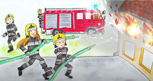 Auch die Zeichnungen gestaltet Alexa Wieser selbst.  | Foto: Screenshot Video