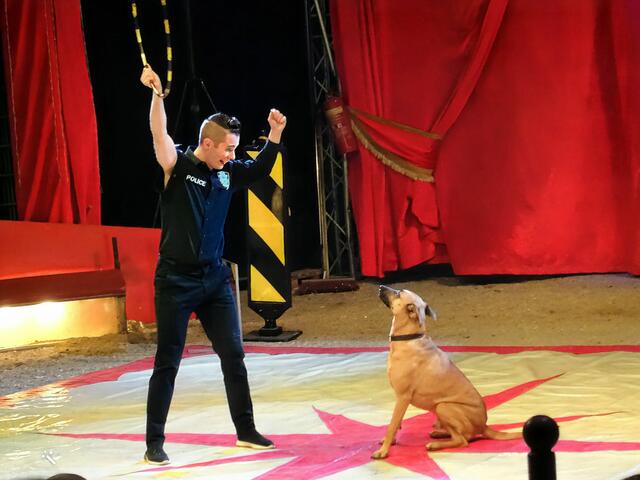 Clown Bartolino mit seinem Hund Max | Foto: Circus Kaiser