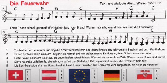 Auch die Akkorde und der Text sind beim Video praktischerweise mit dabei.  | Foto: Screenshot Video