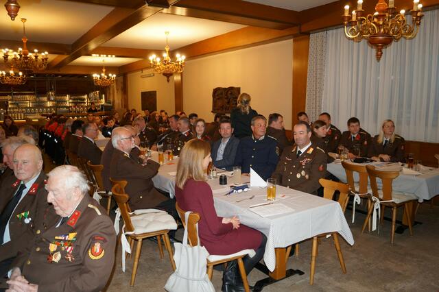 Die FF Schlatt kam zur Vollversammlung im Gasthaus Gruber zusammen. | Foto: FF Schlatt