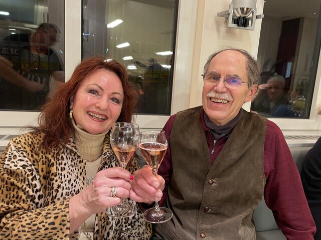 Angela und Horst Schlesier feierten bis zum Schluss. | Foto: Alexander Paulus