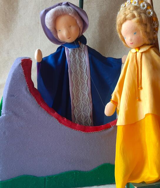 „Frau Holle“ ist als Marionettenspiel im Theater Kornspeicher zu sehen.  | Foto: richtarski